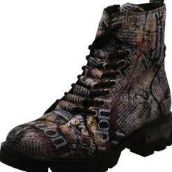 2 Go Fashion Schnürboot schwarz