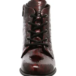 2 Go Fashion Schnürstiefelette rot