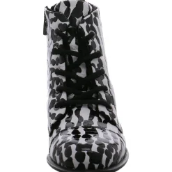 2 Go Fashion Schnürstiefelette schwarz/weiß Online