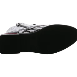 2 Go Fashion Schnürstiefelette schwarz/weiß Online