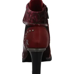 2 Go Fashion Schnürstiefelette rot New