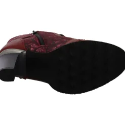 2 Go Fashion Schnürstiefelette rot New