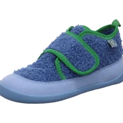 Affenzahn Hausschuh Fleecy Paradiesvogel blau Discount