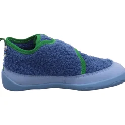 Affenzahn Hausschuh Fleecy Paradiesvogel blau Discount