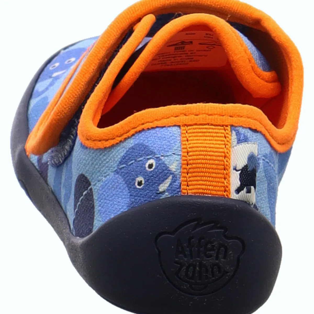 Affenzahn Hausschuh Movy Elefant blau Hot