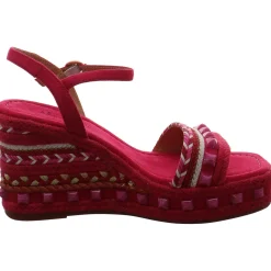 Alma en Pena Keilsandalette pink Hot