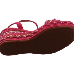 Alma en Pena Keilsandalette pink Hot
