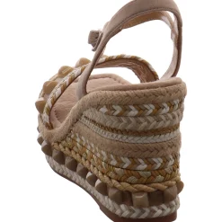 Alma en Pena Keilsandalette beige Discount