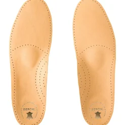 Bergal Einlegesohle Exclusiv Lederfußbett braun