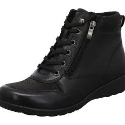 Caprice Schnürstiefelette schwarz Sale