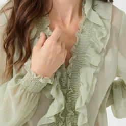 Cream Bluse CREmery Blouse grün