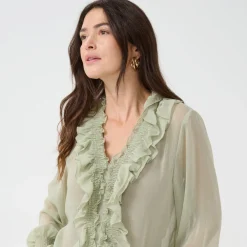 Cream Bluse CREmery Blouse grün