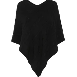 Cream Poncho CRDela Knit schwarz Hot