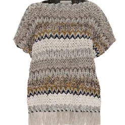 Cream Poncho CRGoldy Knit Poncho beige Outlet