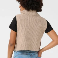 Cream Pullunder CRStarfi Short Knit Slipover beige Online