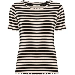 Cream Shirt CRRibba stripe T-Shirt schwarz Discount