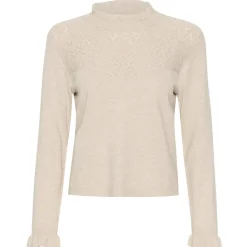 Cream Shirt CRVillea Knit Blouse beige New