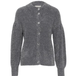 Cream Strickjacke CRSnowy Knit Cardigan grau Discount