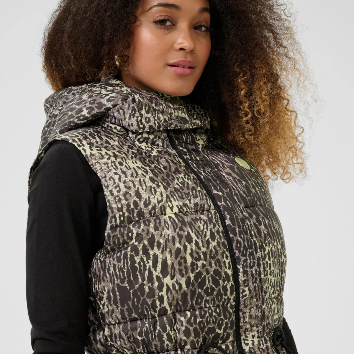 Cream Weste CRGaiagro Printed Vest braun Discount