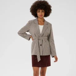 Culture Blazer CUchecka Belt braun