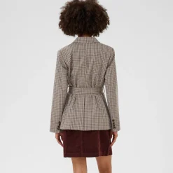 Culture Blazer CUchecka Belt braun