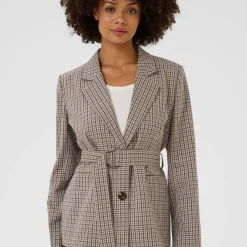 Culture Blazer CUchecka Belt braun