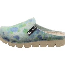 Dr. Feet Hausschuh Wooly blau Hot