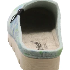 Dr. Feet Hausschuh Wooly blau Hot