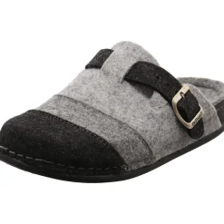 Dr. Feet Hausschuh Wooly grau Sale