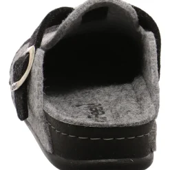 Dr. Feet Hausschuh Wooly grau Sale