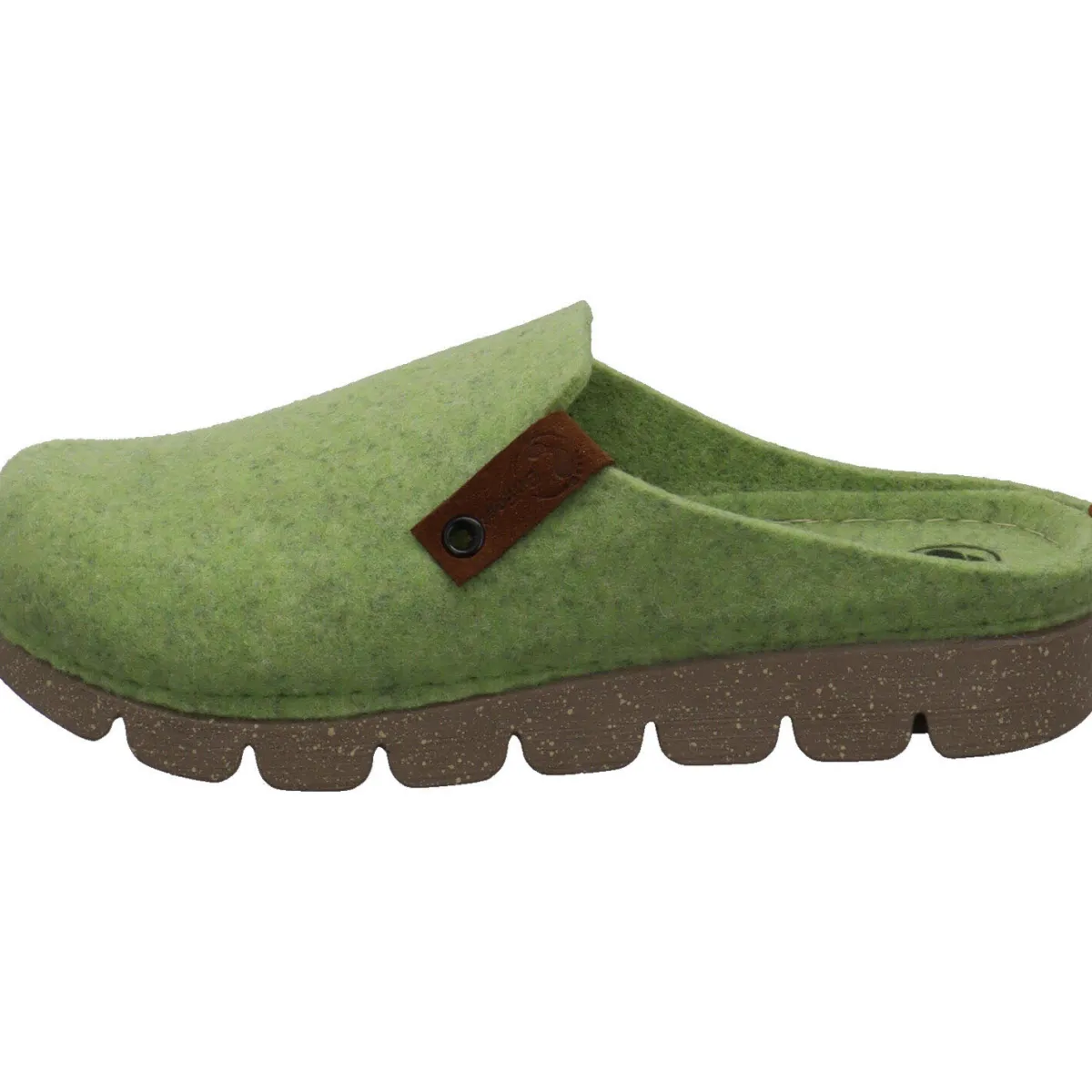 Dr. Feet Hausschuh Wooly grün Online