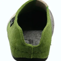Dr. Feet Hausschuh Wooly grün Outlet