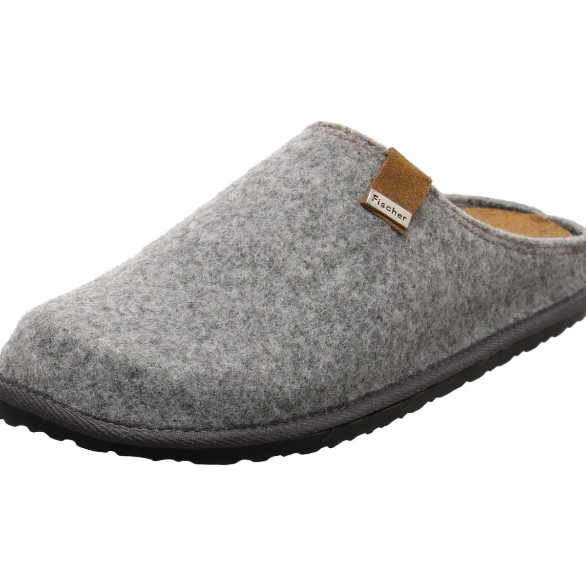 Fischer Markenschuh Hausschuh Helge grau Hot