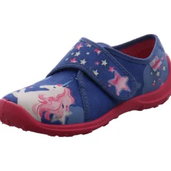 Fischer Markenschuh Hausschuh Boogy blau