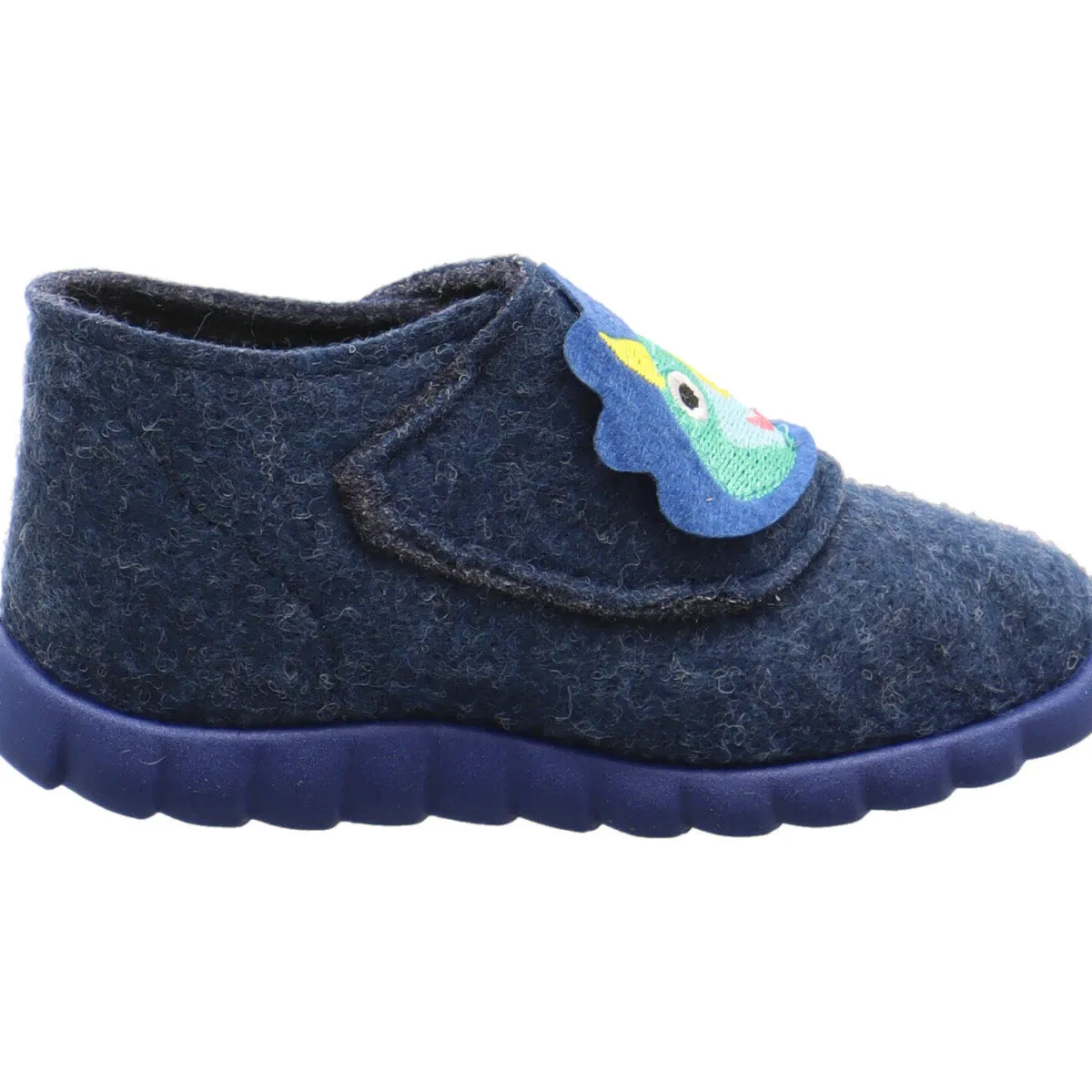 Fischer Markenschuh Hausschuh Flexi blau