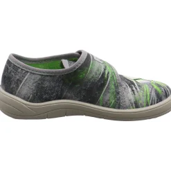 Fischer Markenschuh Hausschuh Tim grau Discount