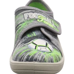 Fischer Markenschuh Hausschuh Tim grau Discount