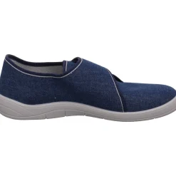 Fischer Markenschuh Hausschuh Tim blau Discount