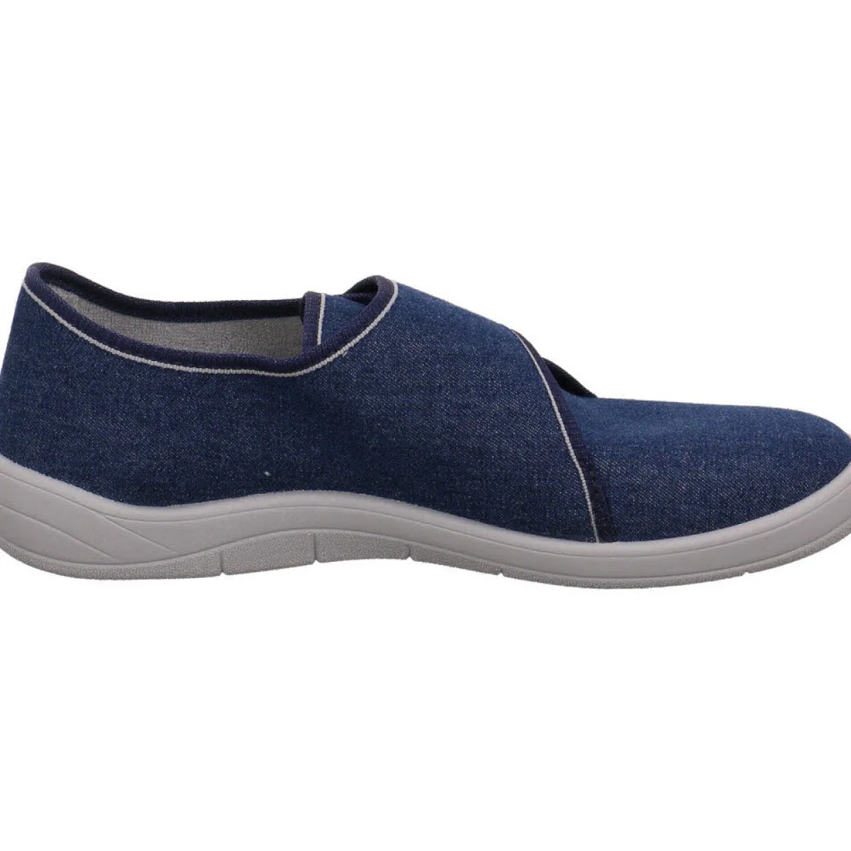 Fischer Markenschuh Hausschuh Tim blau Discount