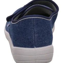 Fischer Markenschuh Hausschuh Tim blau Discount