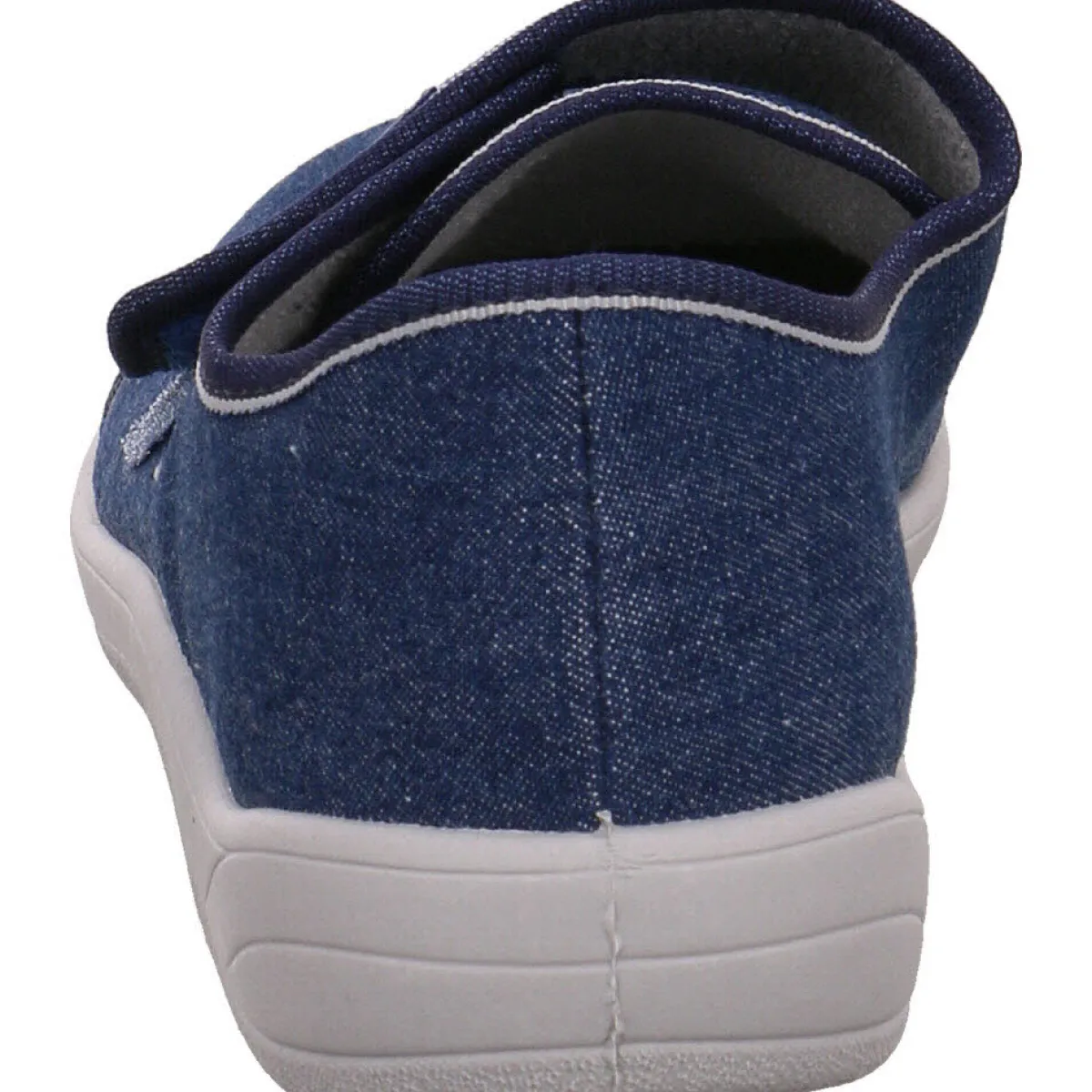 Fischer Markenschuh Hausschuh Tim blau Discount