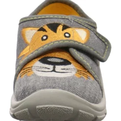 Fischer Markenschuh Hausschuh Danny grau Outlet