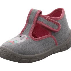 Fischer Markenschuh Hausschuh Schwan grau New