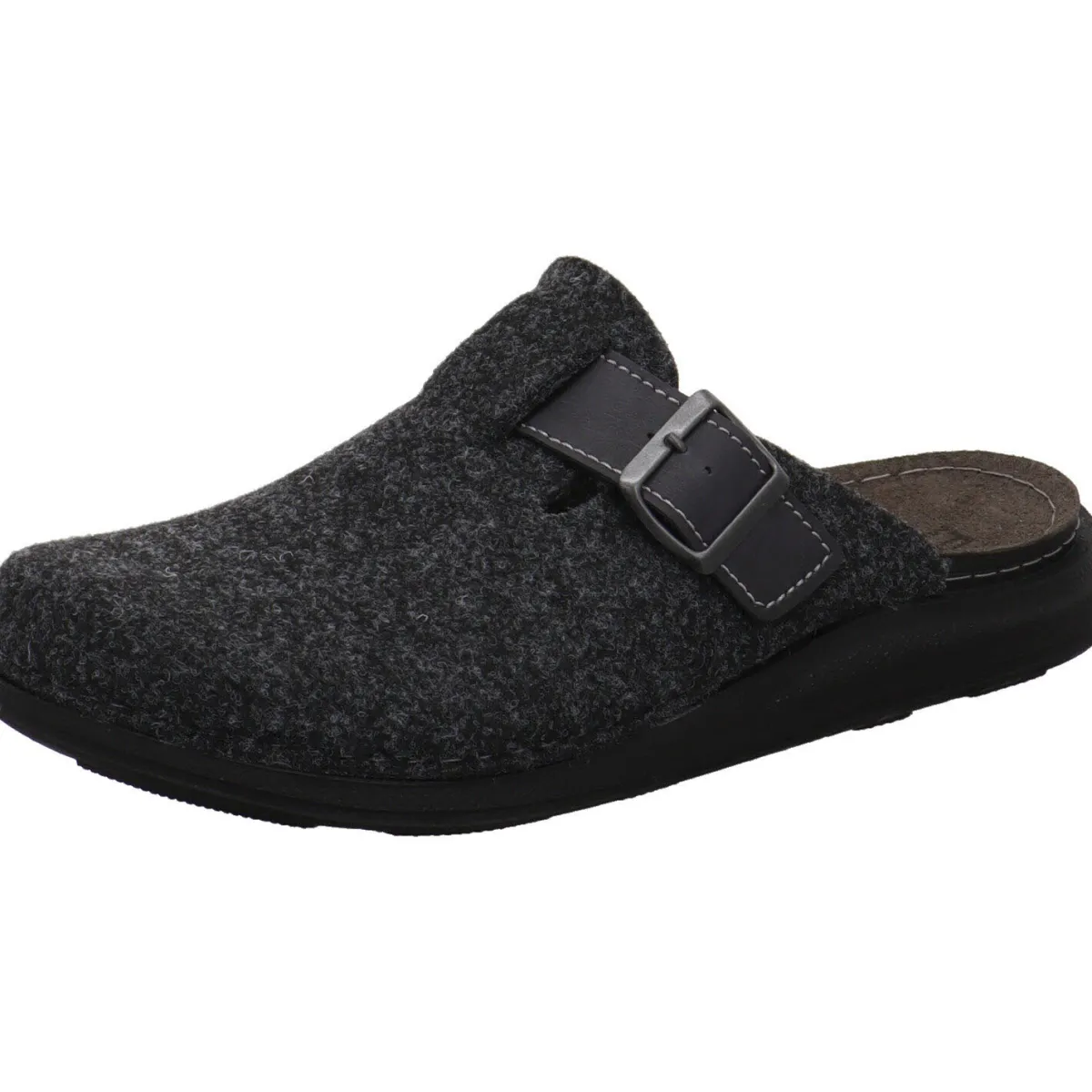 Fischer Markenschuh Hausschuh Franz grau