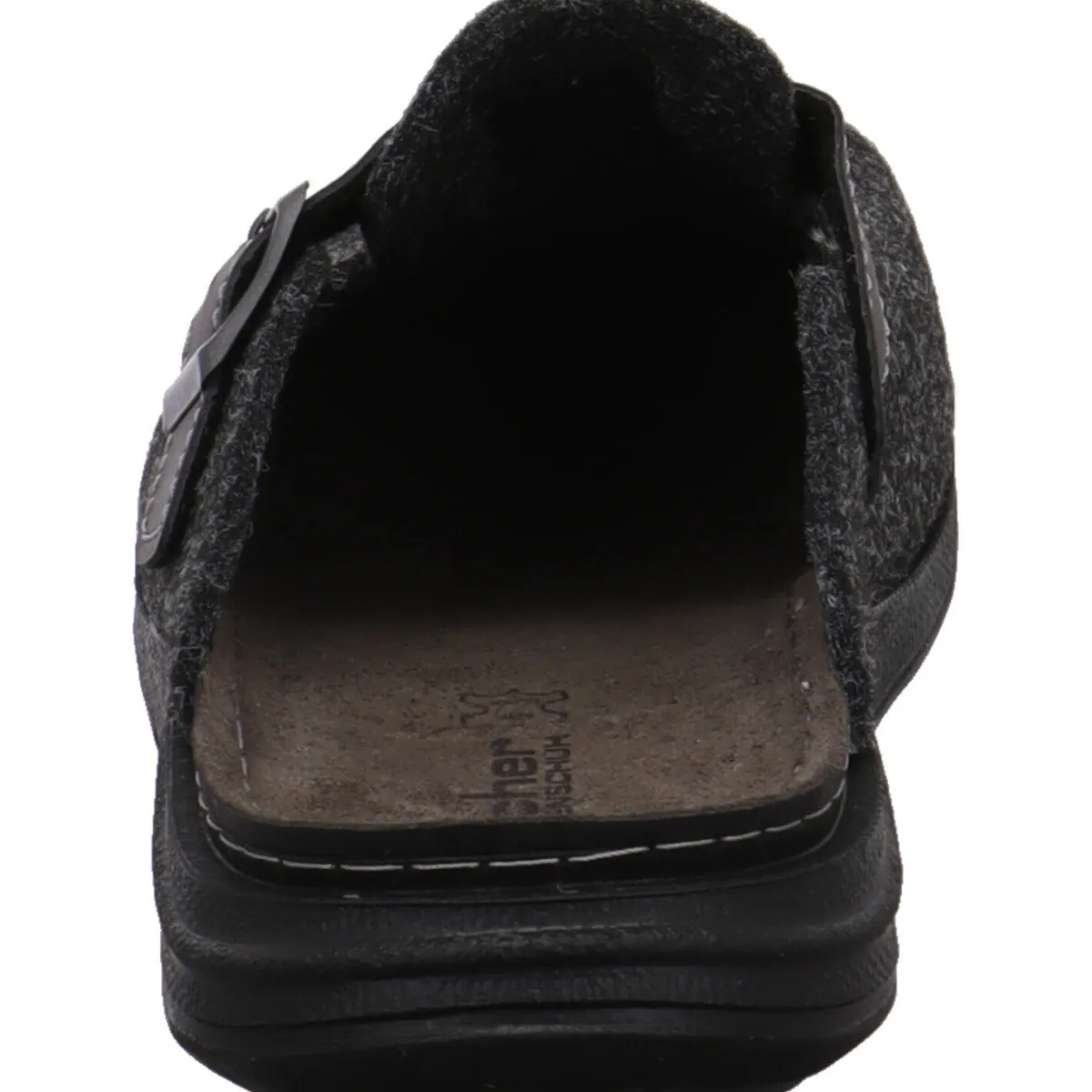 Fischer Markenschuh Hausschuh Franz grau