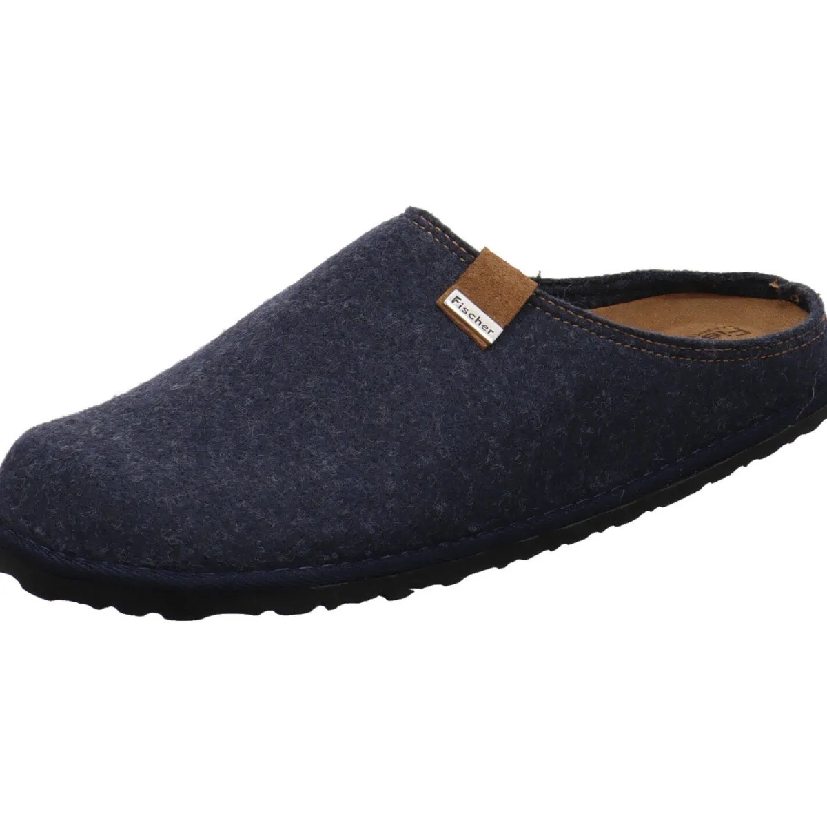 Fischer Markenschuh Hausschuh Helge blau New