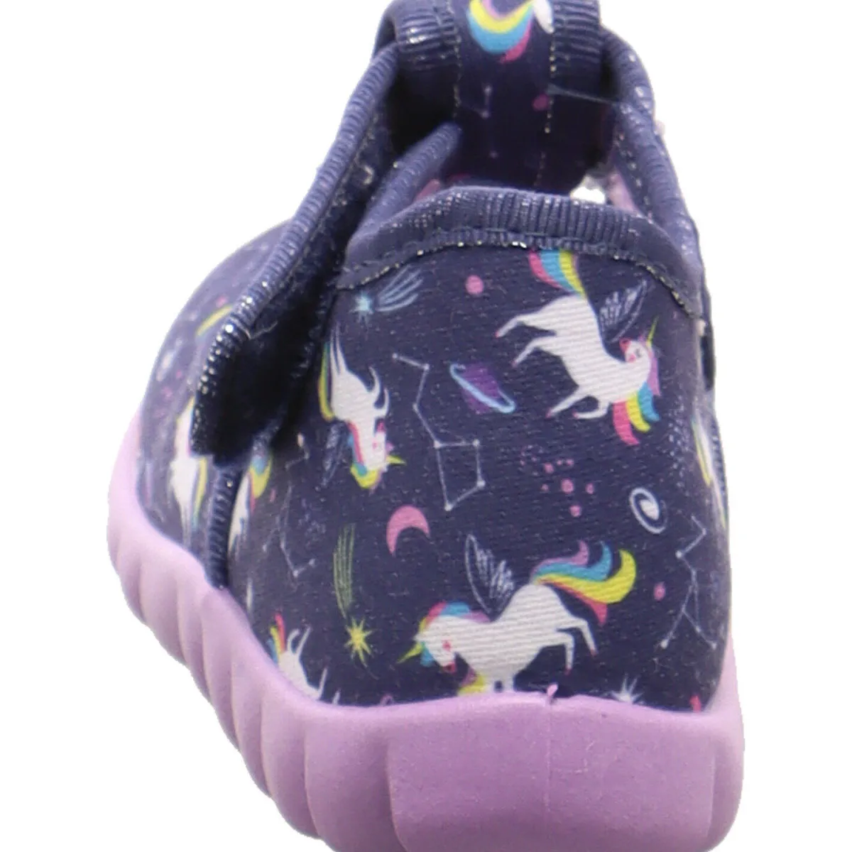 Fischer Markenschuh Hausschuh Flexi lila Discount