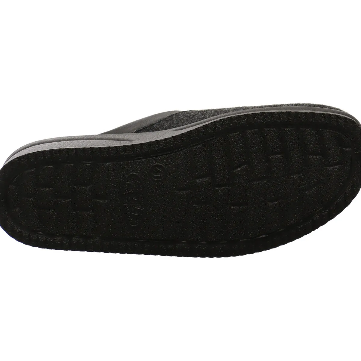 Fischer Markenschuh Hausschuh Andy grau Clearance