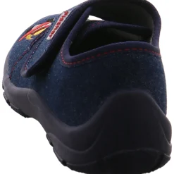 Fischer Markenschuh Hausschuh Feuerwehr blau Best