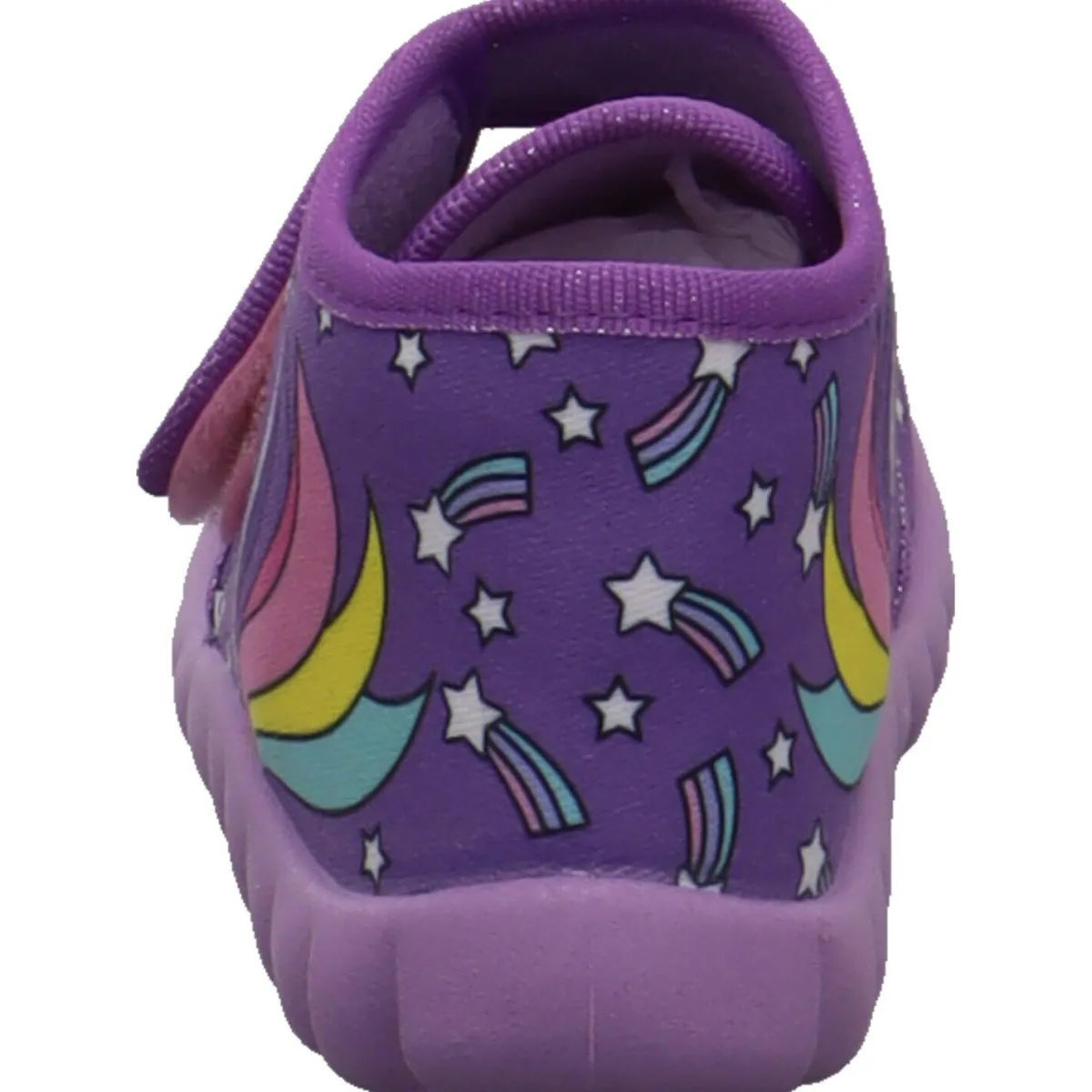 Fischer Markenschuh Hausschuh Flexi lila Discount